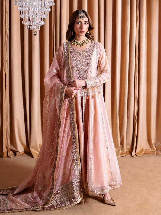 Faiza Faisal | Rema Wedding Formals 24 | Irum S Tea Pink Masoori Net