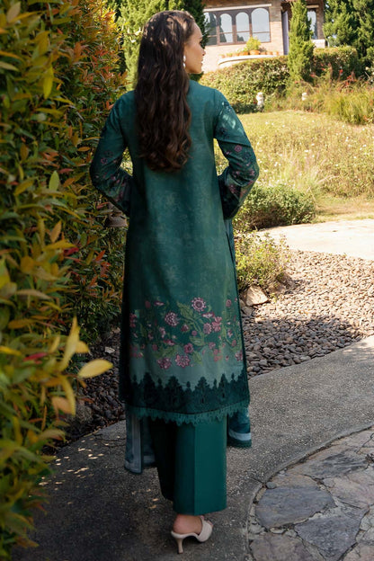 Afrozeh | Damask The Holiday Edit 25 | Opaline A S Teal Green Lawn