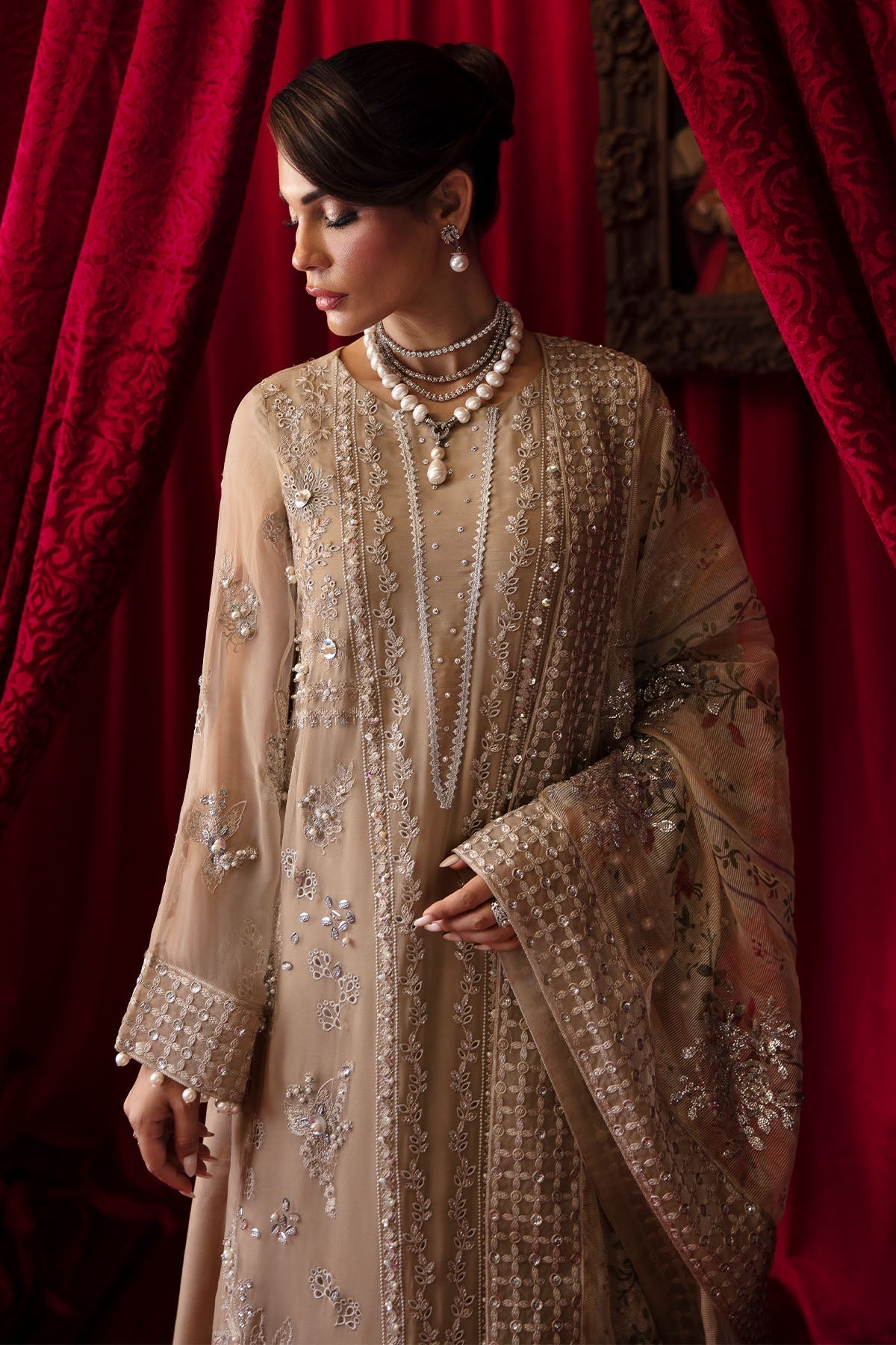 Nureh | Elanora Formal 24 | NEL-48-Cherine - Pakistani Designer Dress - by Nureh | Type: Formal - 100% Original at Saira Sultan