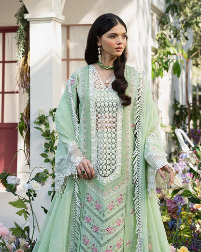 Zevk | Flora Festive Lawn | ROSEMARY M Mint Green Lawn
