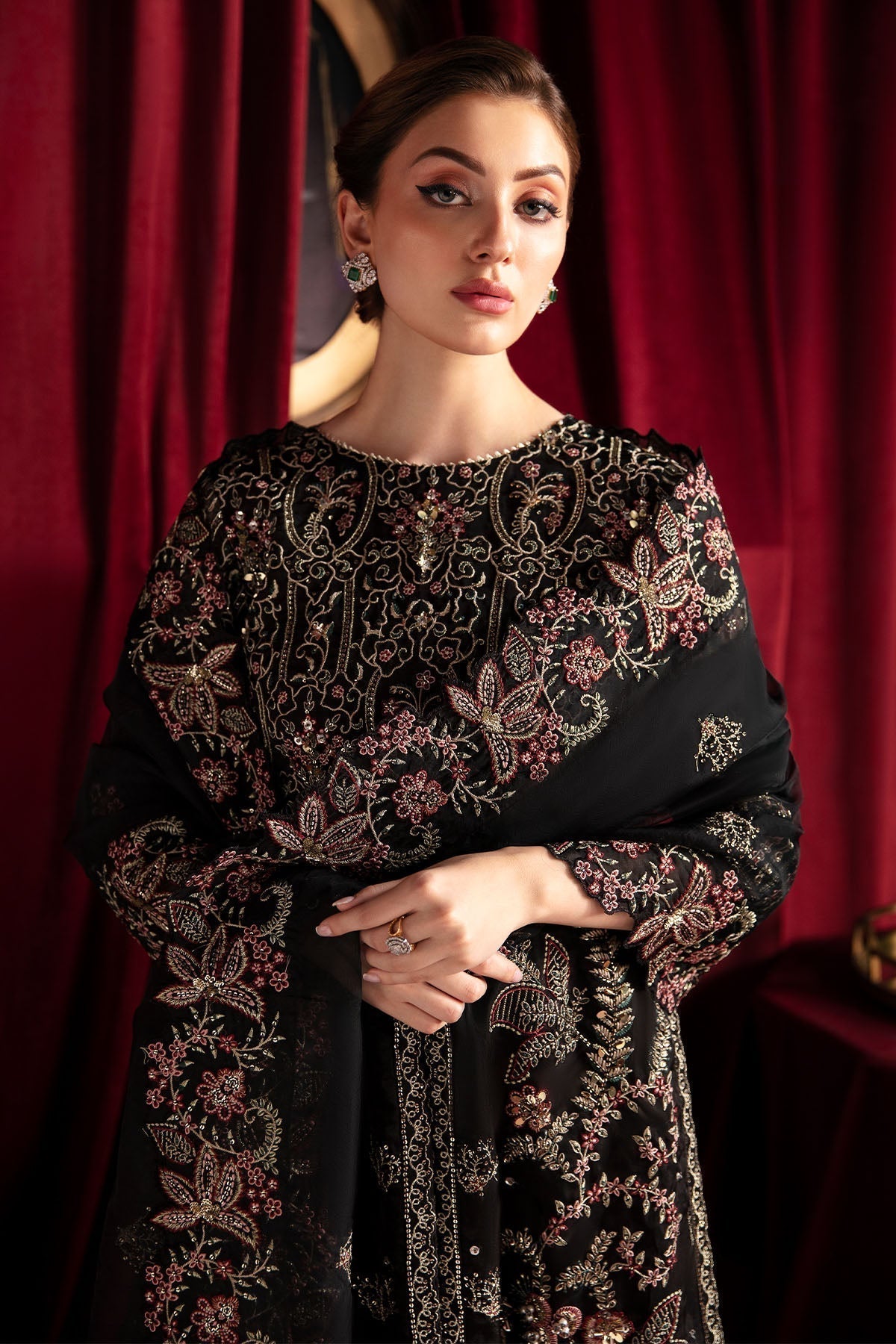 Nureh | Elanora Formal 24 | ROSE - Pakistani Designer Dress - by Nureh | Type: Formal - 100% Original at Saira Sultan