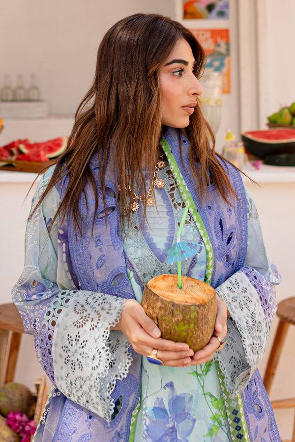 Nureh | Gardenia Lawn 24 | NS-130 A - Pakistani Designer Dress - by Nureh | Type: Luxury - 100% Original at Saira Sultan