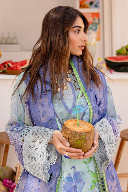 Nureh | Gardenia Lawn 24 | NS-130 A - Pakistani Designer Dress - by Nureh | Type: Luxury - 100% Original at Saira Sultan