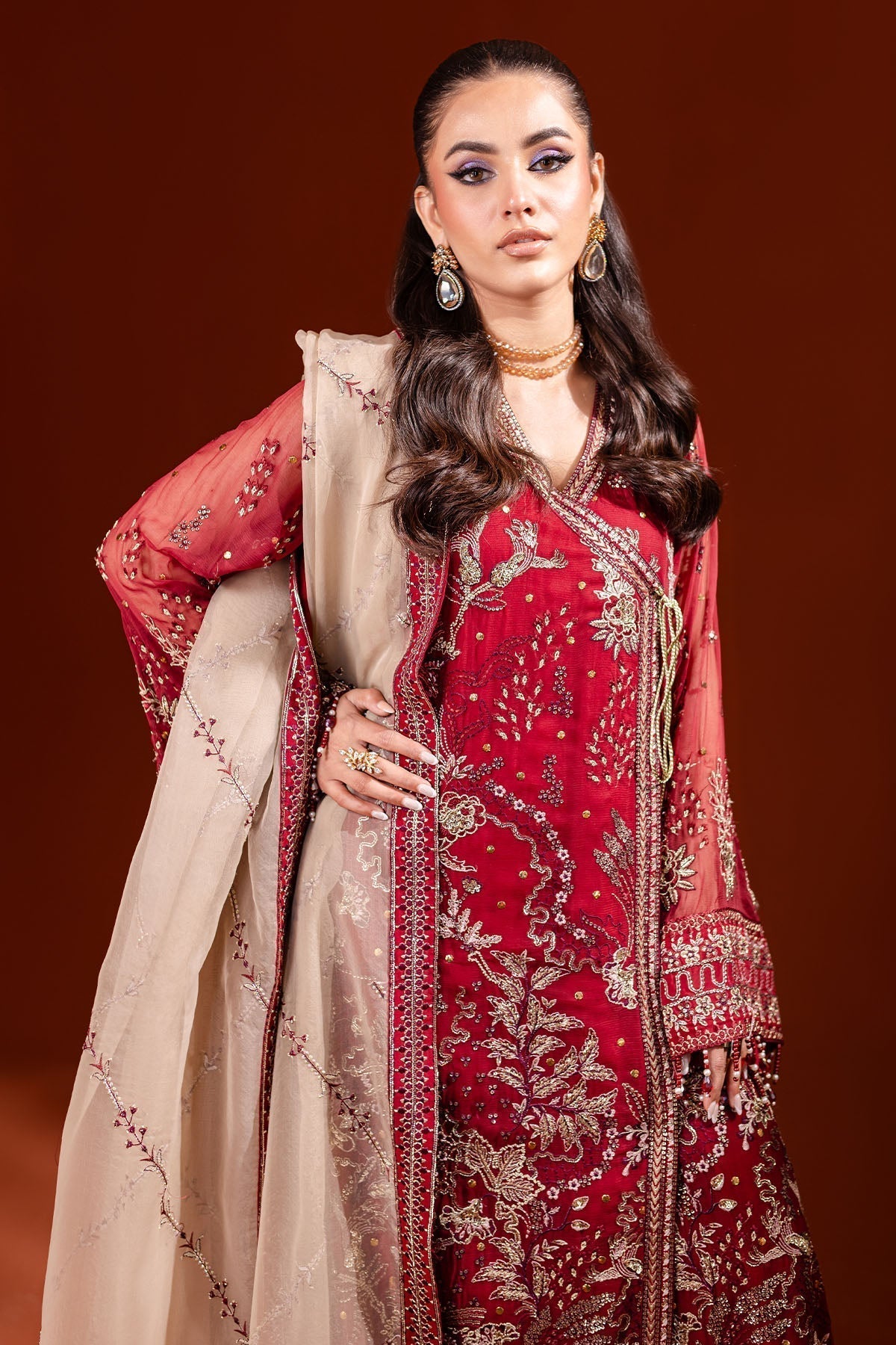 Nureh | Fancy Formals | NP-474 - Pakistani Designer Dress - by Nureh | Type: Bridal - 100% Original at Saira Sultan