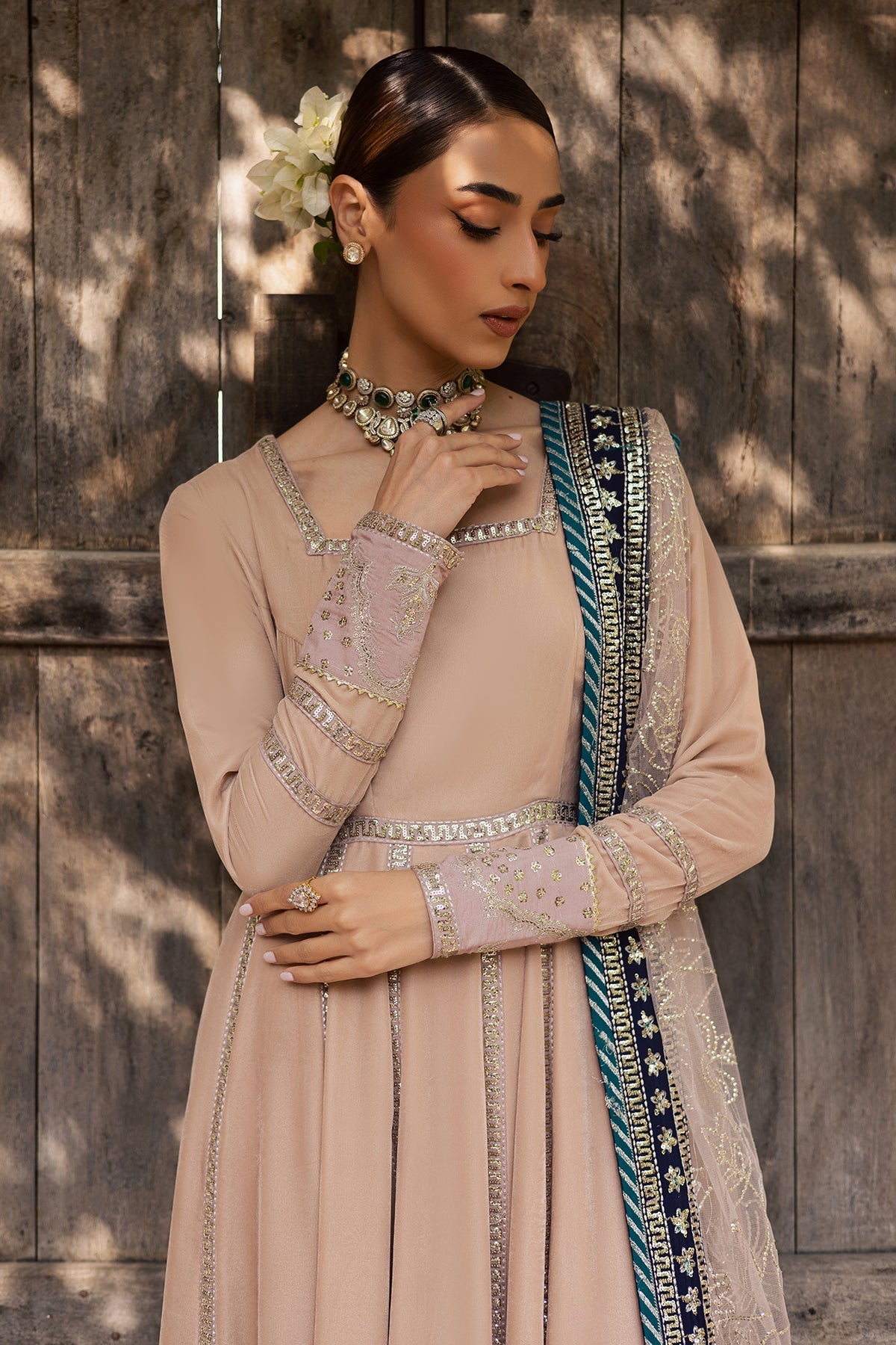 Nureh | Maya Velvet | NW-117 by Nureh - Designer Dress  - Type : Ladies Clothes - Available at Saira Sultan - 100% Original 