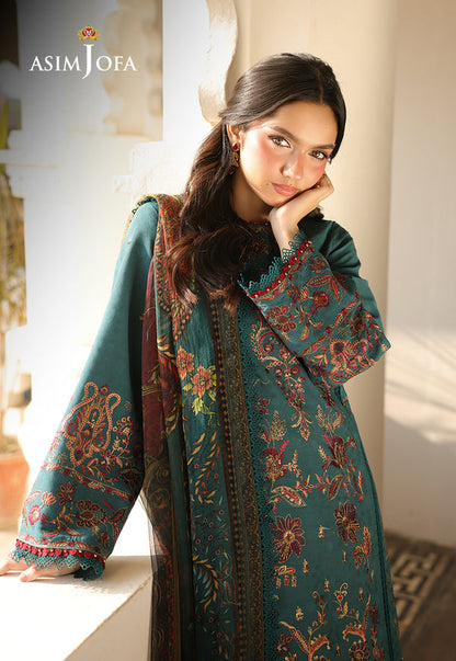 Asim Jofa | Summer Rhapsody | AJUBU-03 Embroidered Jacquard - Pakistani Designer Dress - by Asim Jofa - Type : Ladies Clothes - 100% Original at Saira Sultan