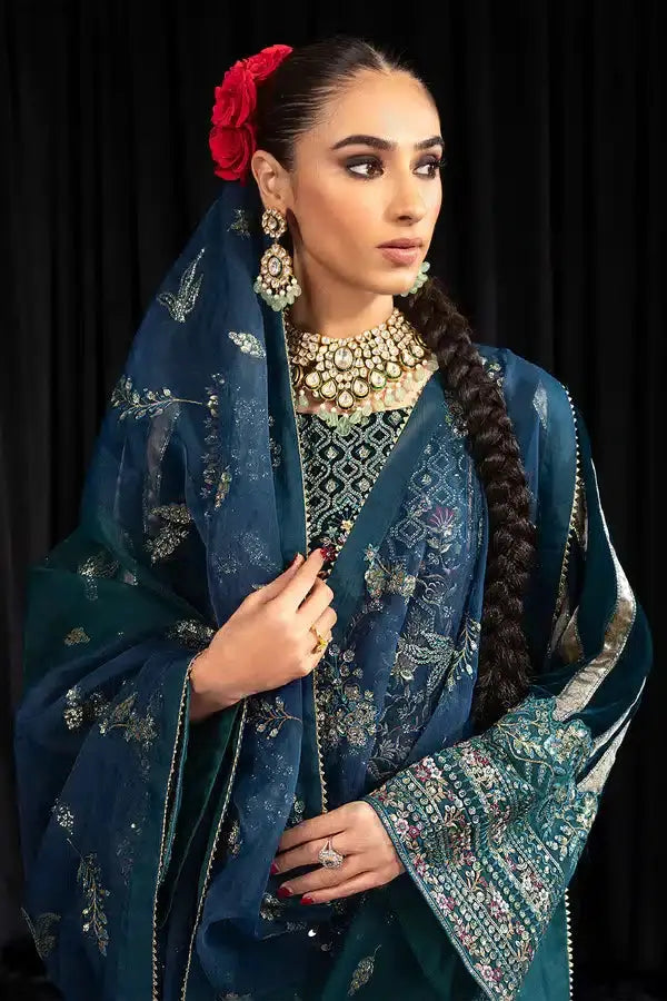 Nureh | Maya Velvet 23 | Lehar - Pakistani Designer Dress - by Nureh | Type: Formal - 100% Original at Saira Sultan