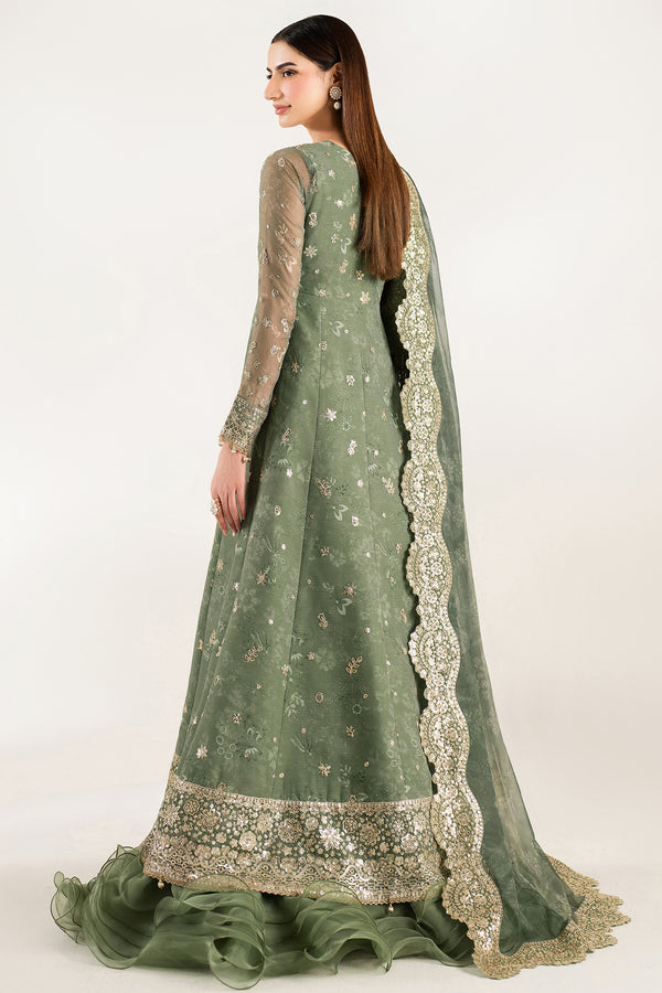 Farasha | Fiorella Formals | Olive Aura - Pakistani Designer Dress - by Farasha - Type : Ladies Clothes - 100% Original at Saira Sultan
