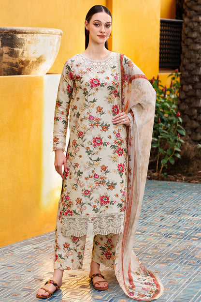Farasha | Printed Essentials | Ivory Dusk XS Ivory Lawn