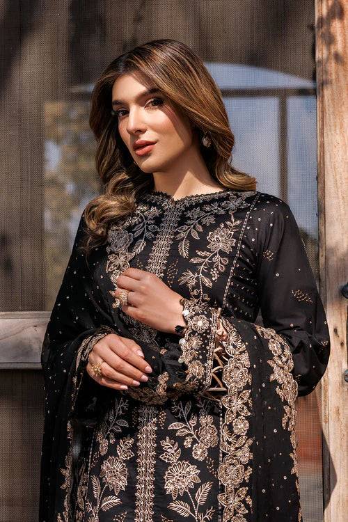 Farasha | Kaavish Lawn 24 | RAVEN AURA - Pakistani Designer Dress - by Farasha | Type: Luxury - 100% Original at Saira Sultan