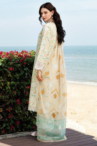 Farasha | Printed Essentials | Lush Cream S Cream Lawn