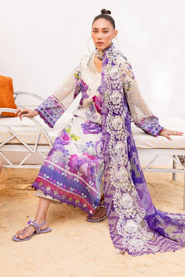 Nureh | Gardenia Lawn 24 | NS-138 A - Pakistani Designer Dress - by Nureh | Type: Luxury - 100% Original at Saira Sultan
