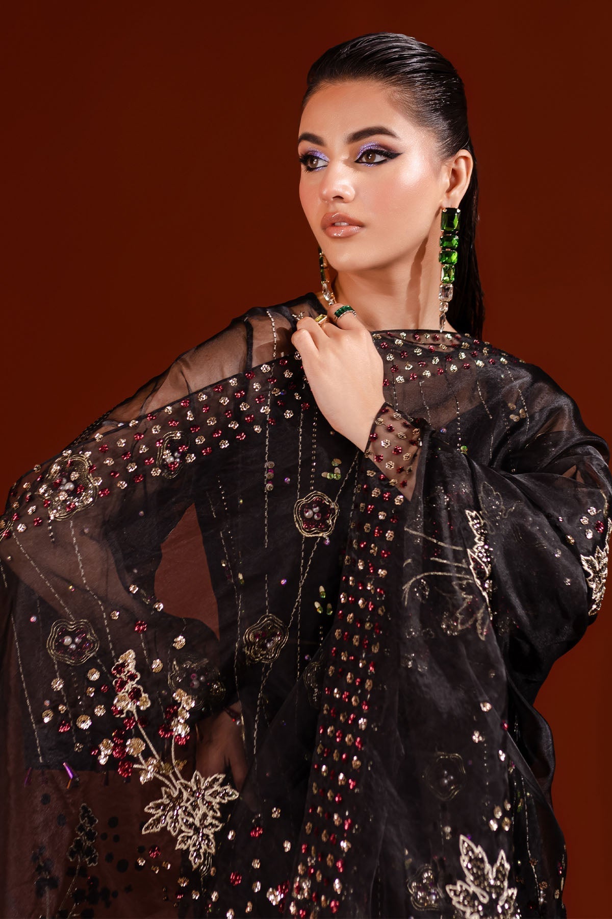 Nureh | Tiny Twinkles | NP-485 - Pakistani Designer Dress - by Nureh | Type: Formal - 100% Original at Saira Sultan