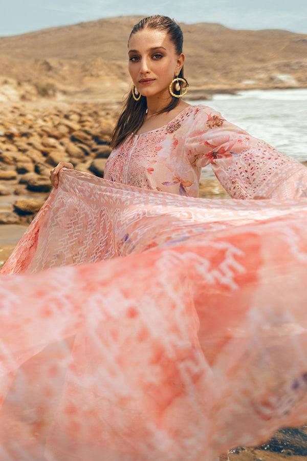 Nureh | Gardenia Lawn 24 | N-05 - Pakistani Designer Dress - by Nureh | Type: Luxury - 100% Original at Saira Sultan