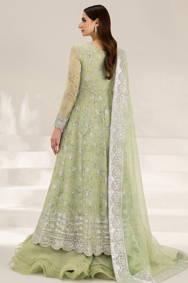 Farasha | Fiorella Formals | Sage Sparkle - Pakistani Designer Dress - by Farasha - Type : Ladies Clothes - 100% Original at Saira Sultan