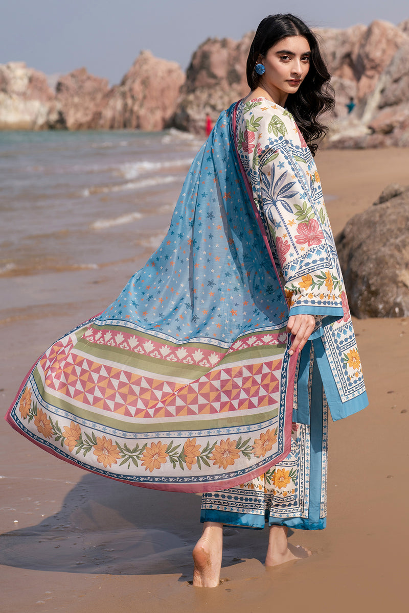 Jazmin | Summer Lawn 25 | USE-9160 S Off White Lawn