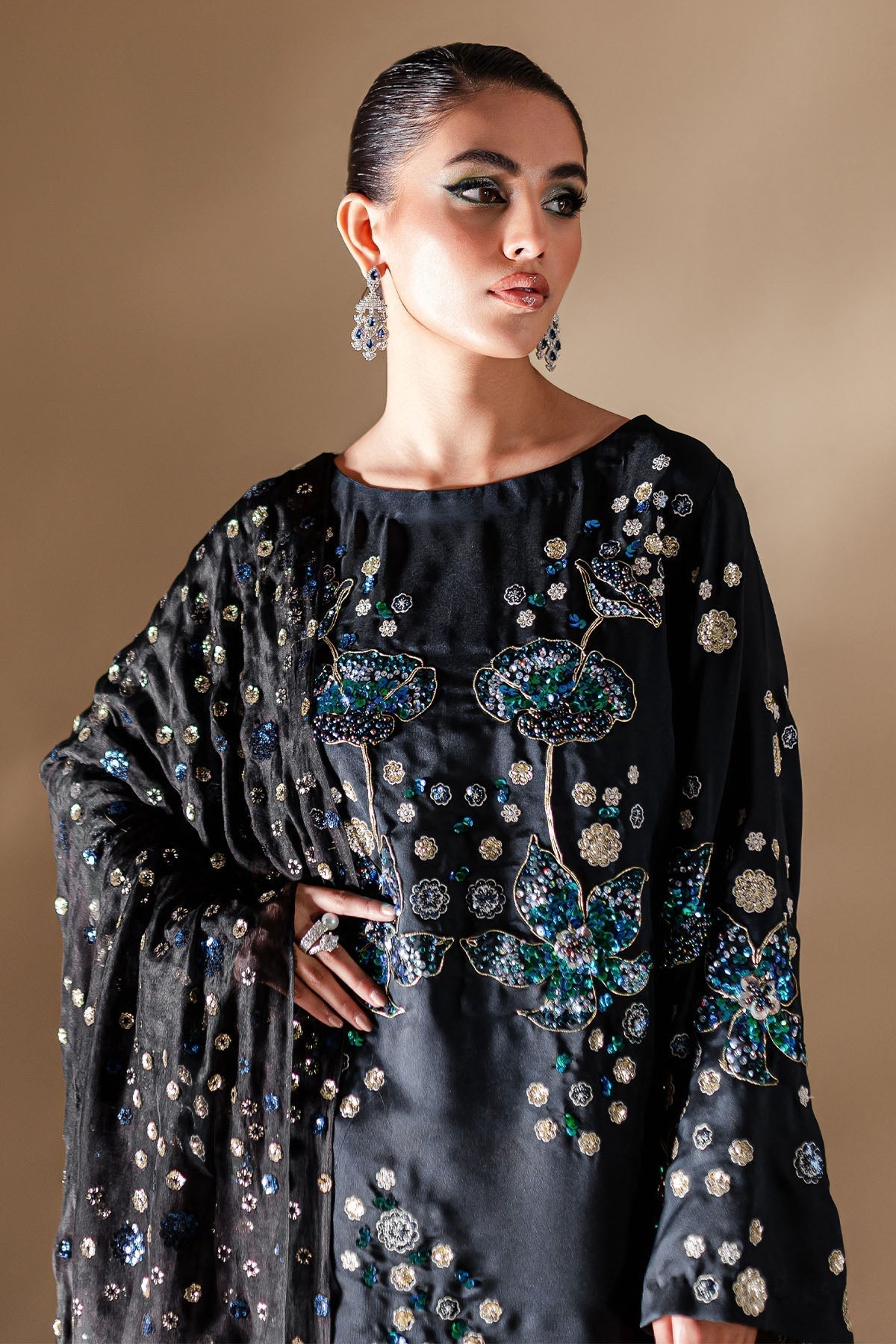 Nureh | Tiny Twinkles | INTENSE - Pakistani Designer Dress - by Nureh | Type: Formal - 100% Original at Saira Sultan