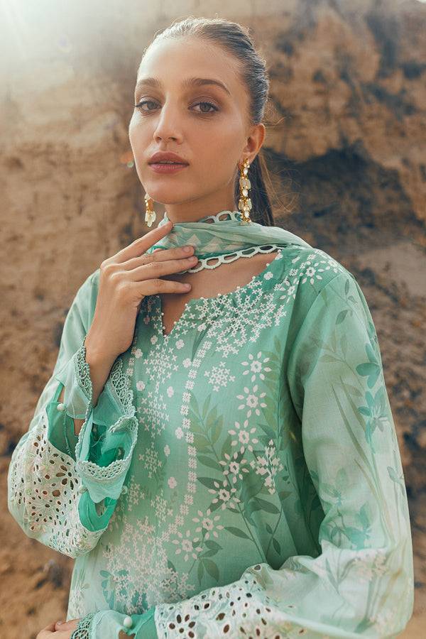 Nureh | Gardenia Lawn 24 | N-01 - Pakistani Designer Dress - by Nureh | Type: Luxury - 100% Original at Saira Sultan