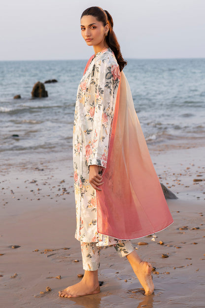 Jazmin | Summer Lawn 25 | USE-9156 S Off White Lawn