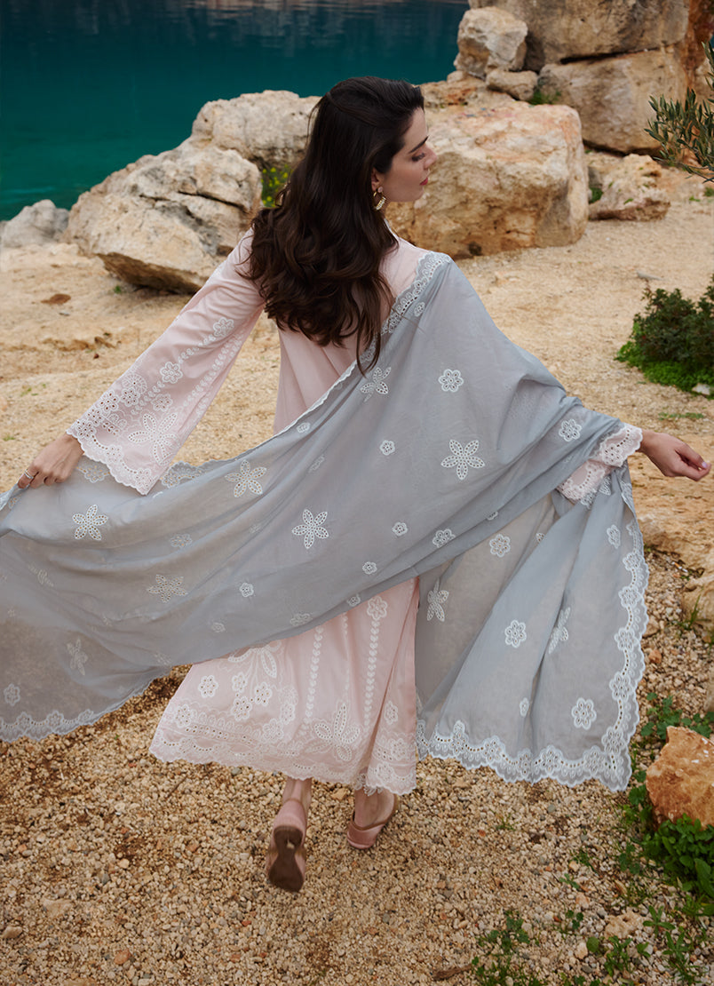 Image | Lawnkari 25 | Safa L Pink Cotton Lawn