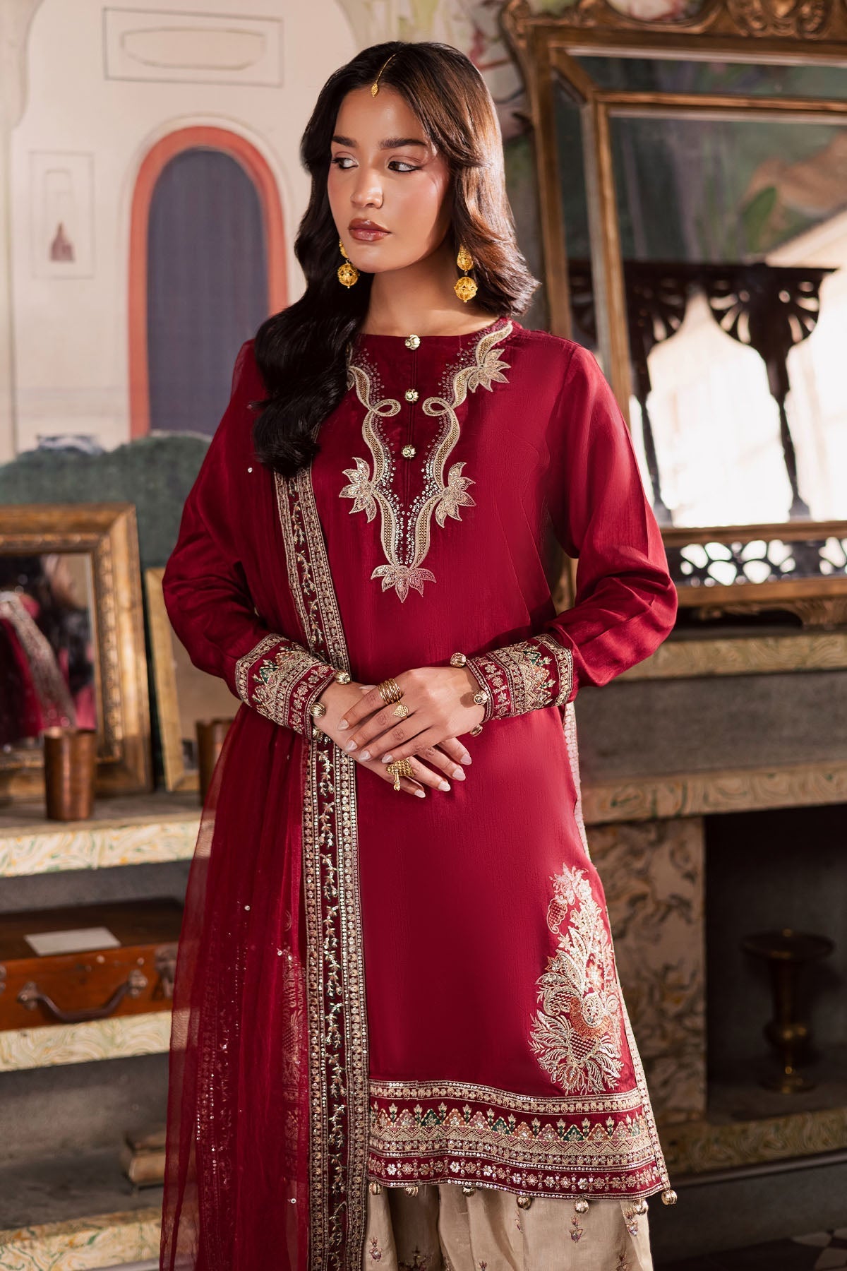 Nureh | Nur Mahal | NE-193 by Nureh - Designer Dress - Type : Ladies Clothes - Available at Saira Sultan - 100% Original 