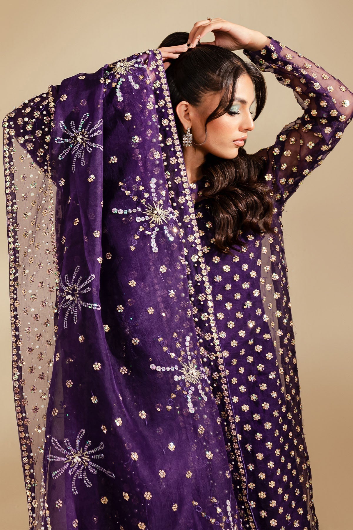 Nureh | Tiny Twinkles | WILD BEAUTY - Pakistani Designer Dress - by Nureh | Type: Formal - 100% Original at Saira Sultan