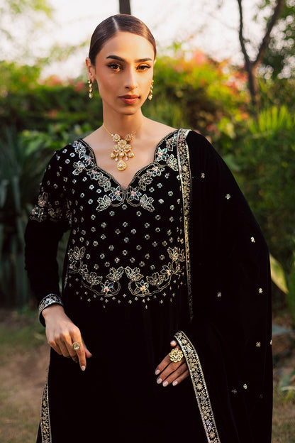 Nureh | Maya Velvet | NW-118 by Nureh - Designer Dress  - Type : Ladies Clothes - Available at Saira Sultan - 100% Original 