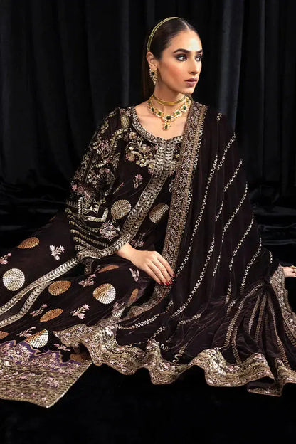 Nureh | Maya Velvet 23 | Moore - Pakistani Designer Dress - by Nureh | Type: Formal - 100% Original at Saira Sultan