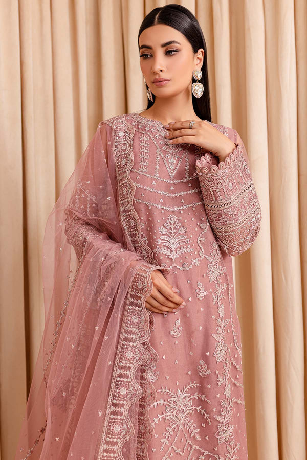 Farasha | Lumiere Formals | PASTEL PEACH - Pakistani Designer Dress - by Farasha | Type: Formal - 100% Original at Saira Sultan