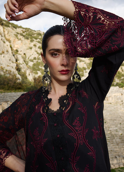 Image | Lawnkari 25 | Zamiya M Black Cotton Lawn