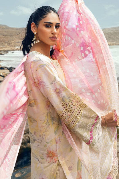 Nureh | Gardenia Lawn 24 | N-06 - Pakistani Designer Dress - by Nureh | Type: Luxury - 100% Original at Saira Sultan