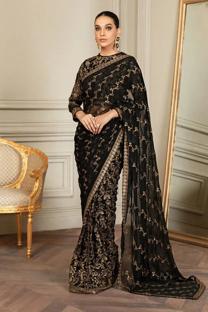 Zarif | Mehroz Formals | Black Ruby - Pakistani Designer Dress - by Zarif | Type: Formal - 100% Original at Saira Sultan