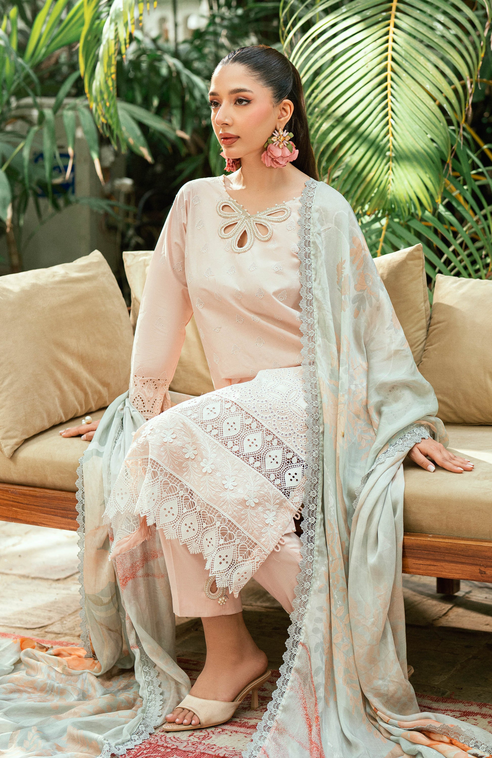 Al zohaib | Laserkari Premium Edition 25 | LKP-25-03 F - Pakistani Designer Dress - by Al zohaib - Type : Ladies Clothes - 100% Original at Saira Sultan