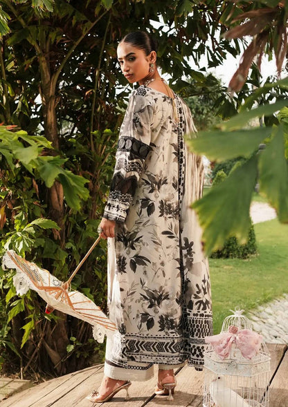 Elaf Premium | Printed Collection 24 | EEP-07B - Black Blossom - Pakistani Designer Dress - by Elaf Premium | Type: Casuals - 100% Original at Saira Sultan
