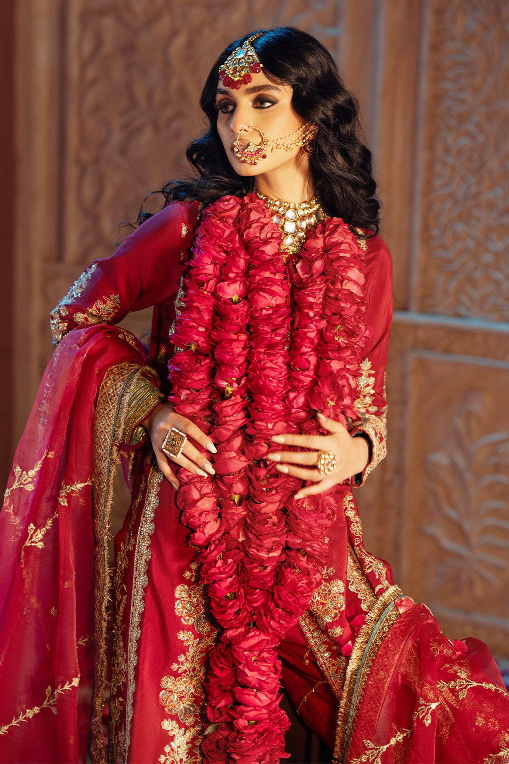 AJR Couture | The Silk Edition 25 | REHAR Custom Size Red Raw Silk
