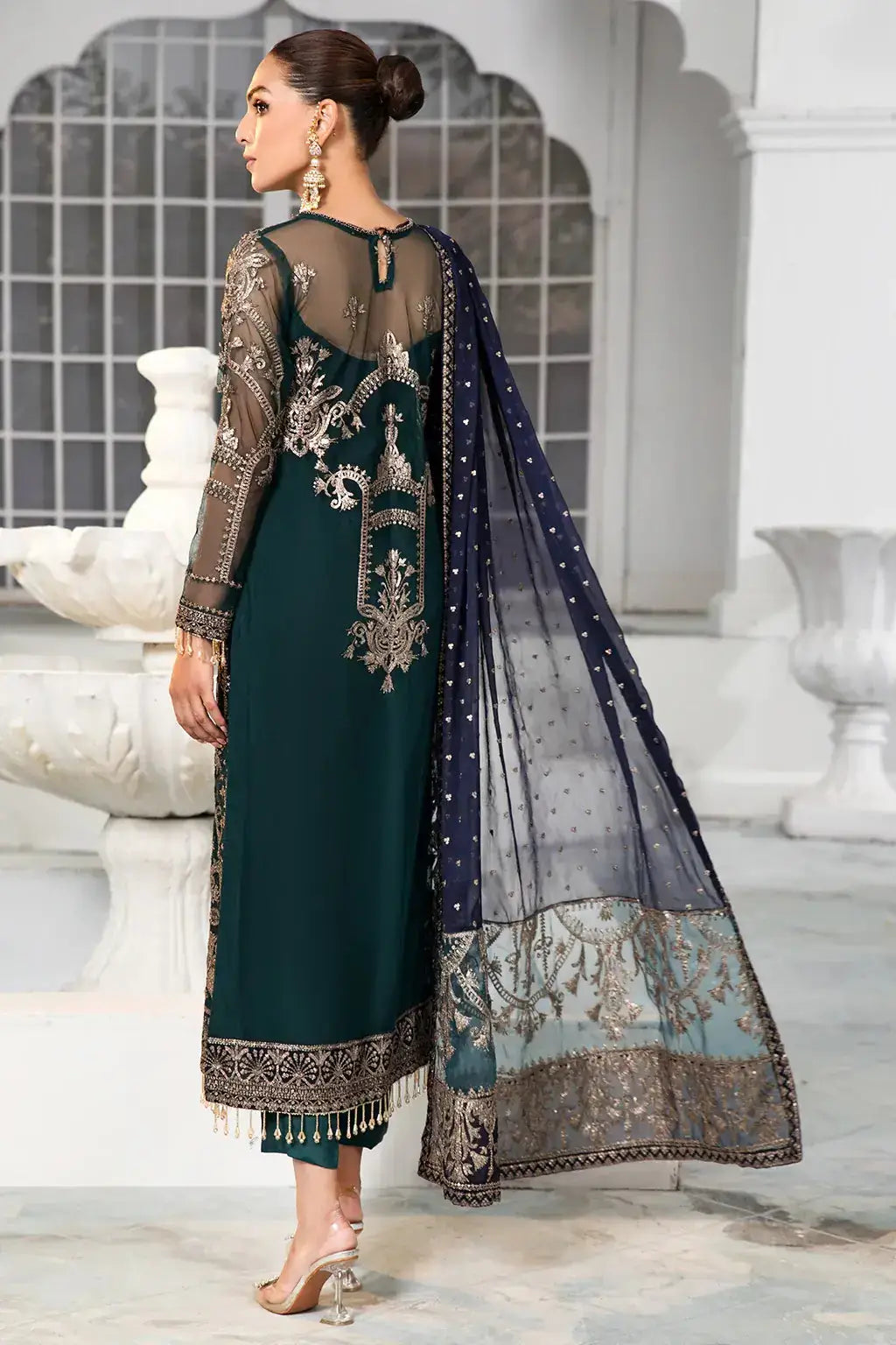 Zarif | DE LUXURY Formals | MEADOW - Pakistani Designer Dress - by Zarif | Type: Formal - 100% Original at Saira Sultan