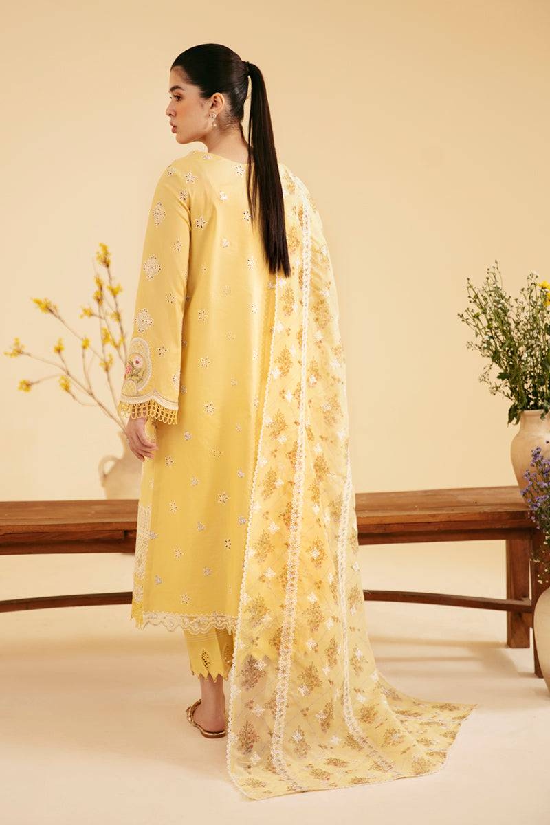 Qalamkar | Qlinekari Luxury Lawn | SQ-12 ZHAIN - Pakistani Designer Dress - by Qalamkar | Type: Luxury - 100% Original at Saira Sultan