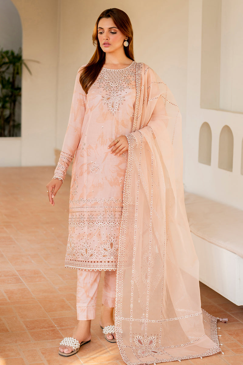 Jazmin | Summer Lawn 25 | USE-9060 XS Peach Pink Lawn
