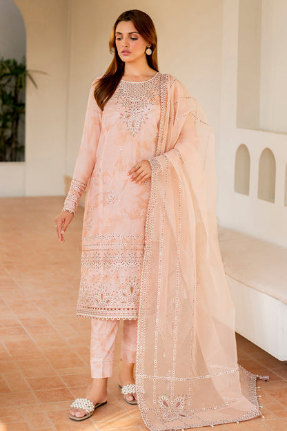 Jazmin | Summer Lawn 25 | USE-9060 XS Peach Pink Lawn