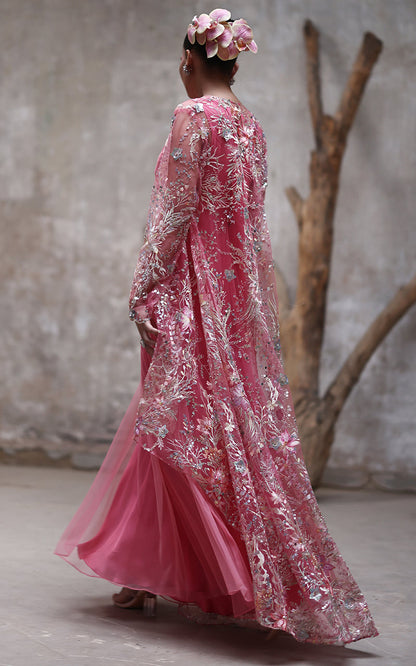 Threads and Motifs | Formal Dresses 25 | NET EMBROIDERED JAKCET WITH MAXI