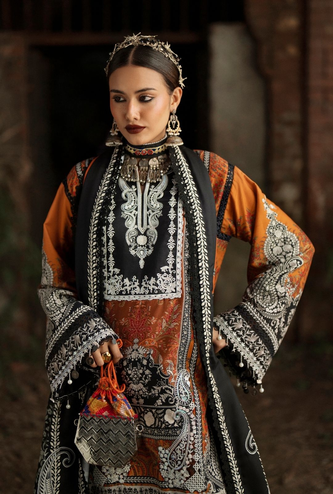 AJR Couture | Sard Sham | Mahrukh by AJR Couture - Designer Dress - Type : Ladies Clothes - Available at Saira Sultan - 100% Original 