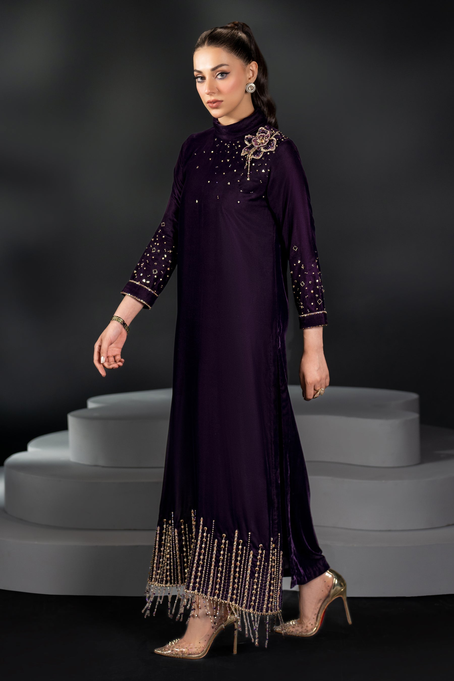 Naqshi | Makhmal 24 | BLAZE S Deep Purple Velvet