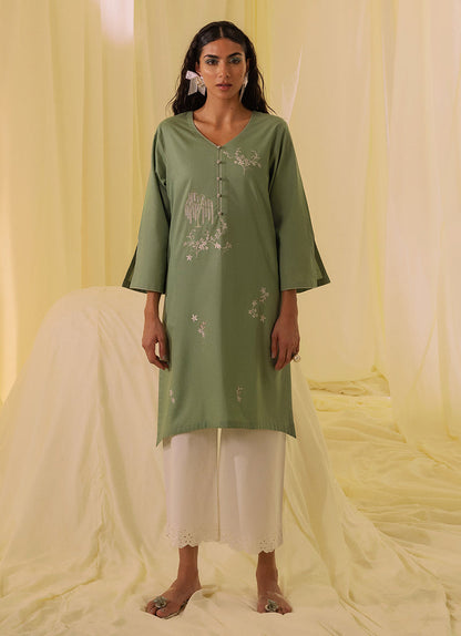Image | Spring Basics 25 | IJSE-214048-12591 XS Sage Green Jacquard