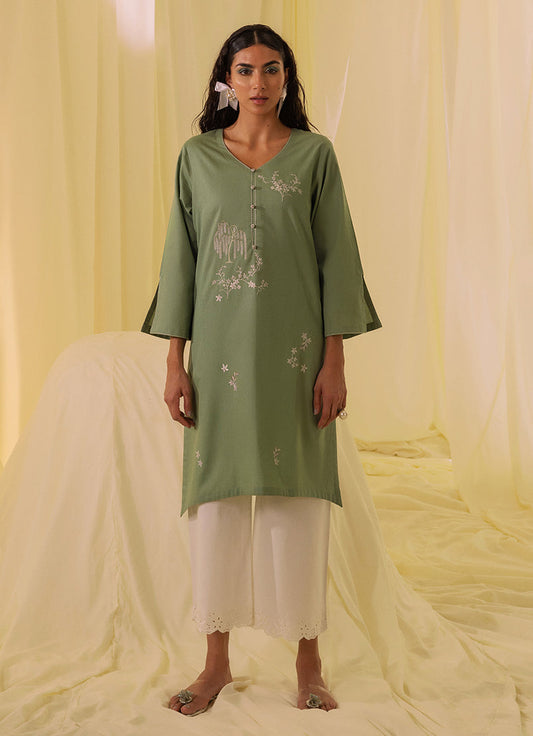 Image | Spring Basics 25 | IJSE-214048-12591 XS Sage Green Jacquard