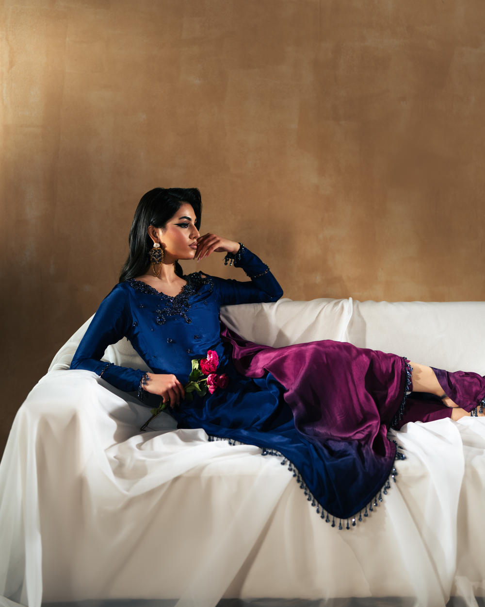 Vasal | Zyra Luxe Pret 26 | Sapphire drift - Pakistani Designer Dress - by Vasal - Type : Ladies Clothes - 100% Original at Saira Sultan
