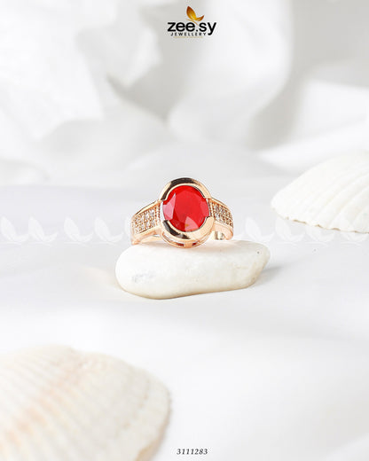 Amethyst Ring Red 18