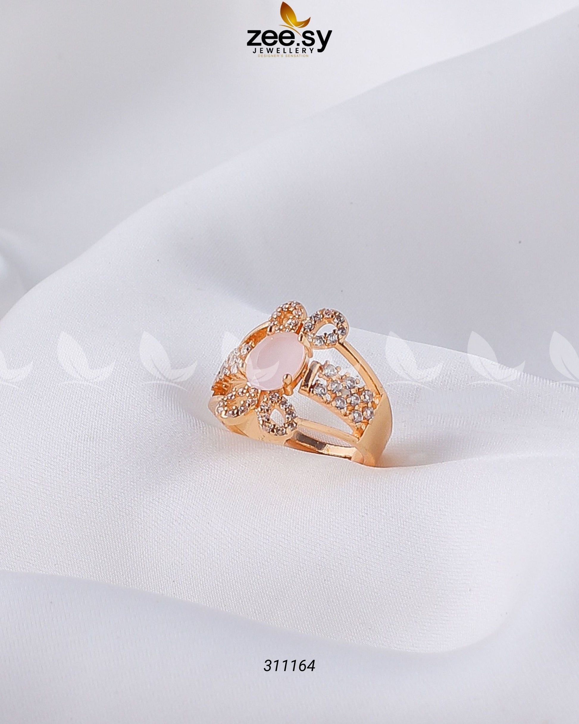 Starlit Ring Mint pink
