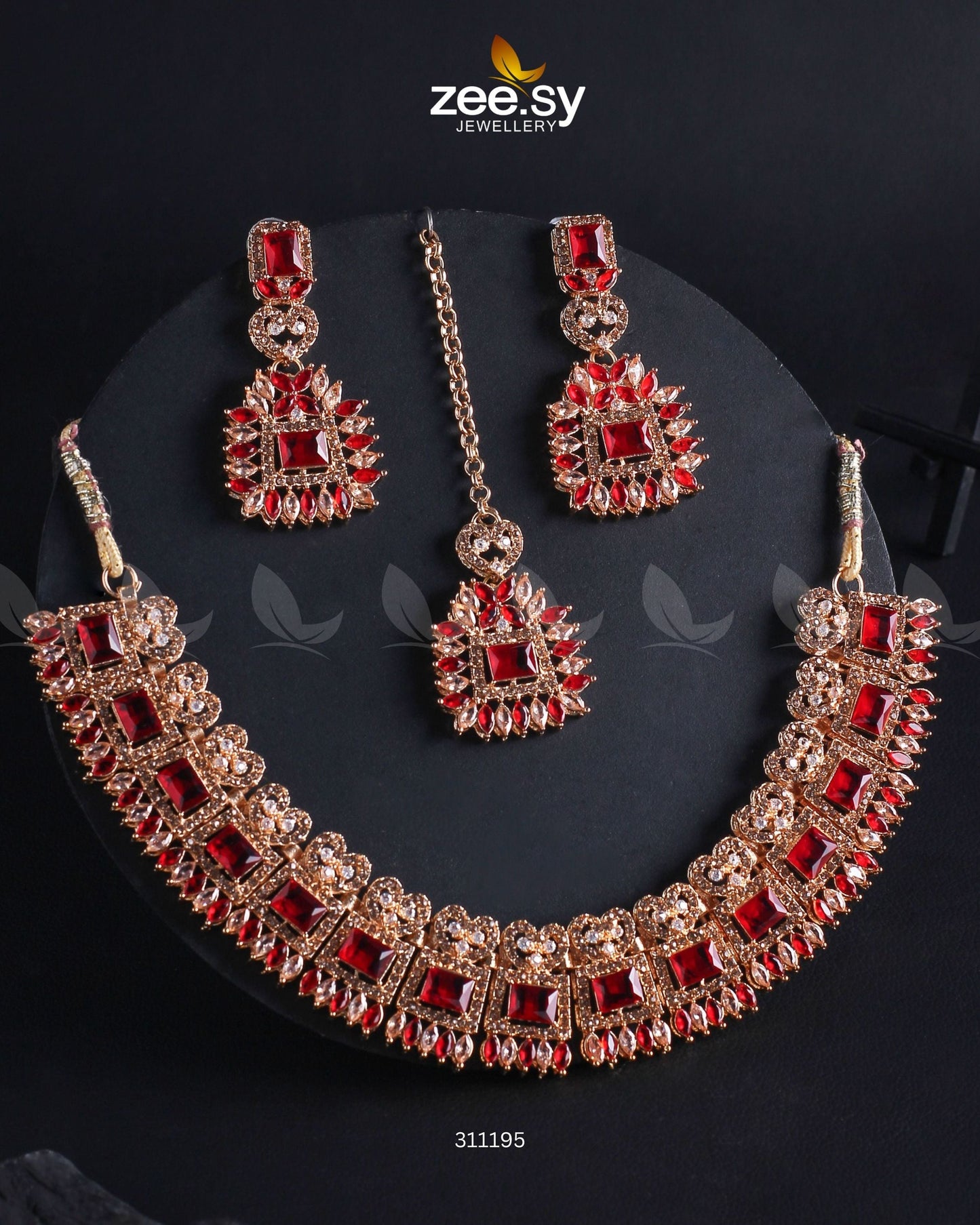 Elysium Necklace Golden Red