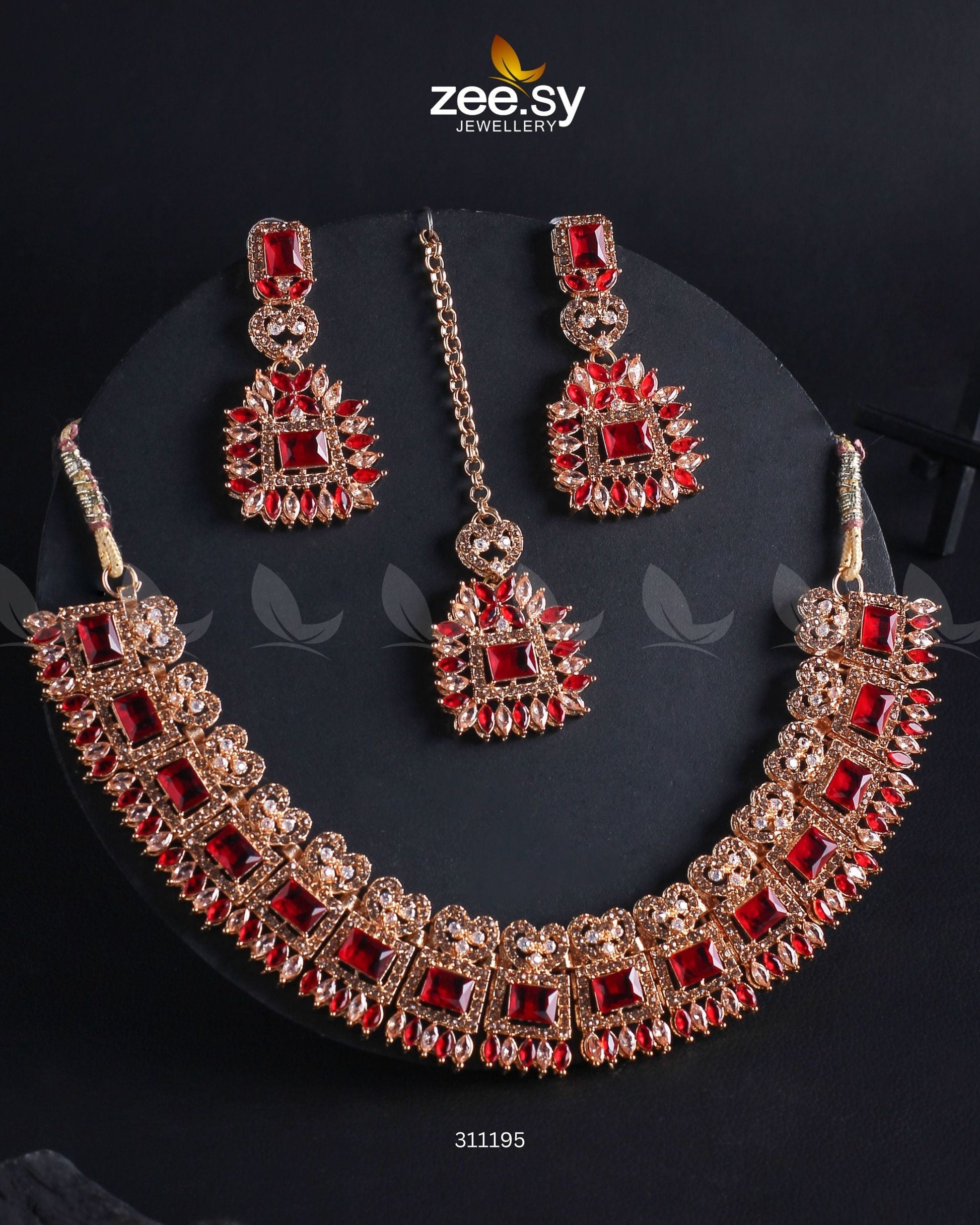 Elysium Necklace Golden Red