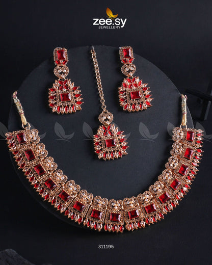 Elysium Necklace Golden Red